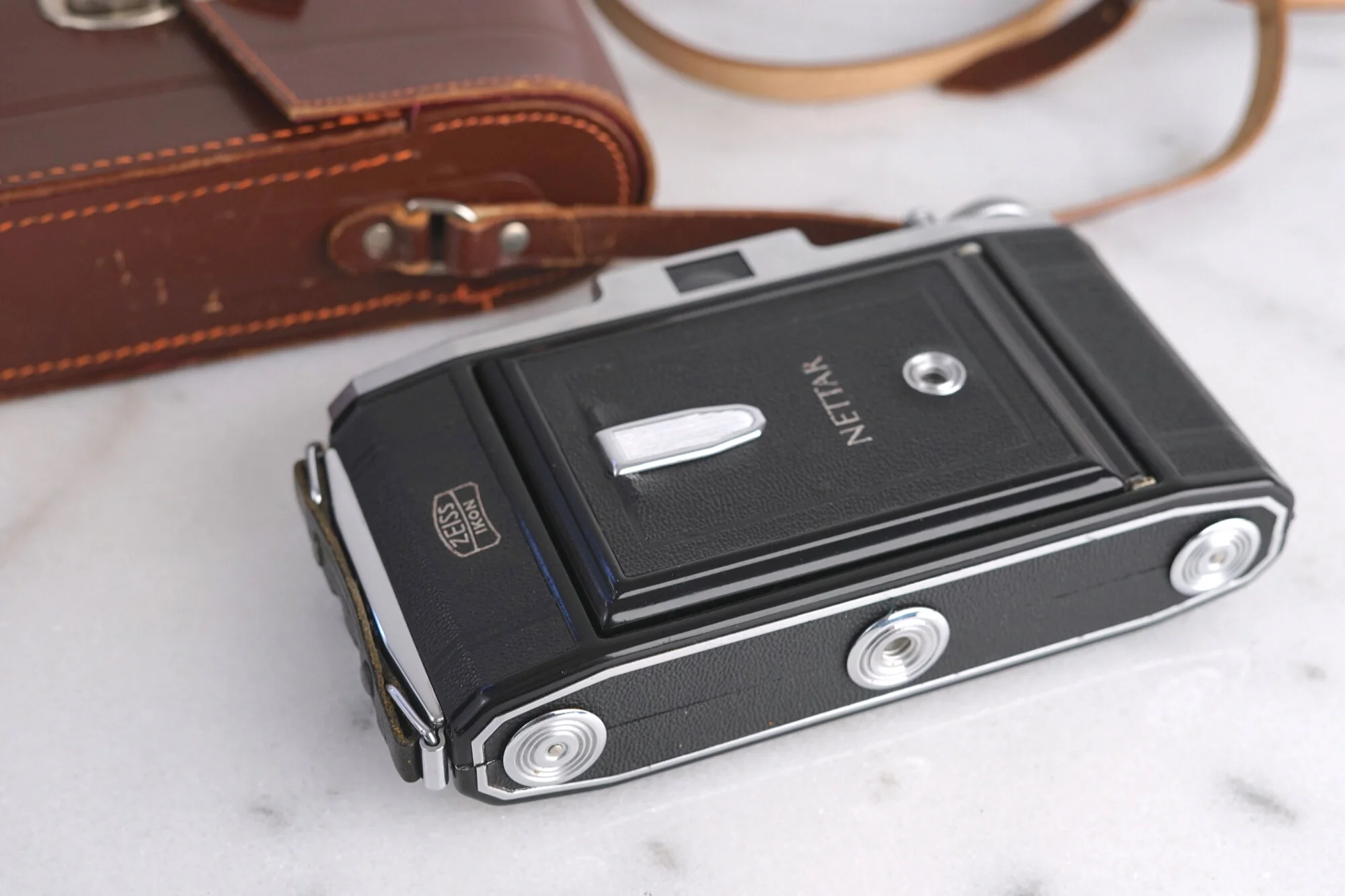 ZEISS IKON NETTAR 美品 Zeiss Ikon Nettar-Lens Vario, Novar Anastigmat 1:6.3 f=75mm